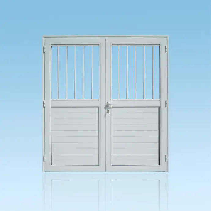 Porte 2 battants barreaudés