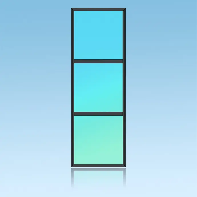Chassis fixe 3 divisions 1 horizontale 3 verticales