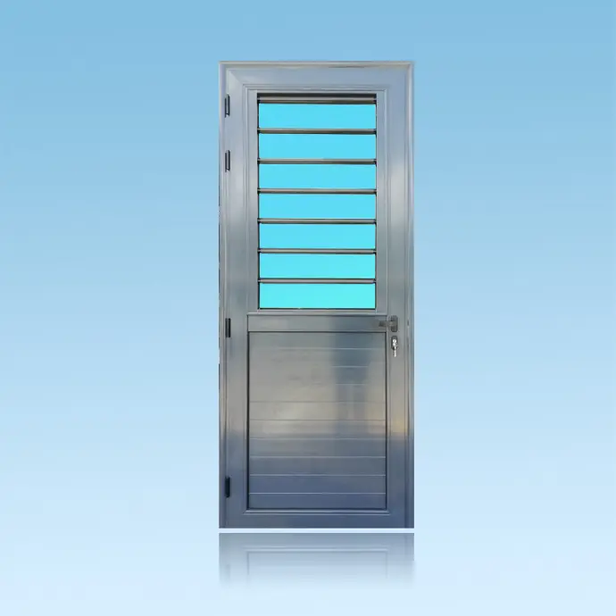 Porte 1 battant + jalousie