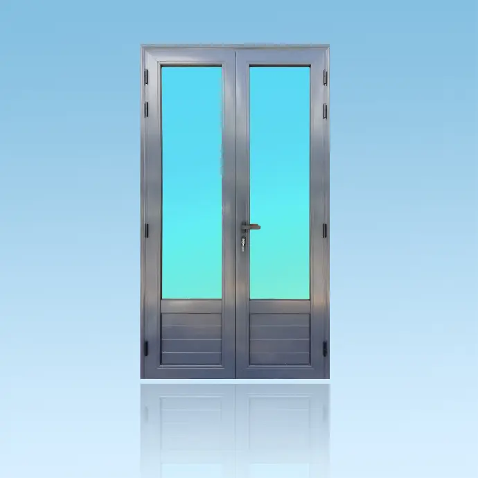 Porte 2 battants bas plein