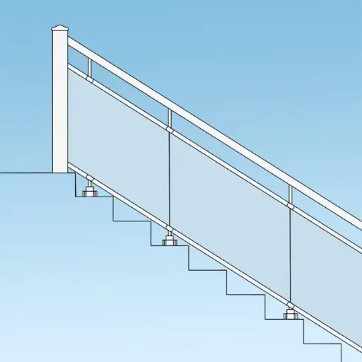 [GVR] Garde-Corps vitré rampant
