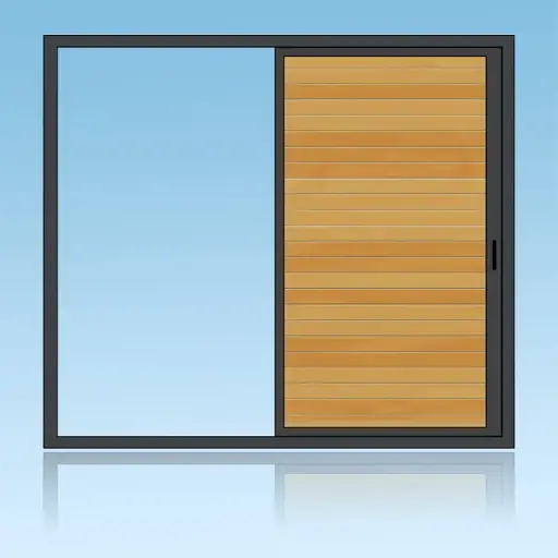 [VOC11] Volet coulissant 1 vantail 1 rail