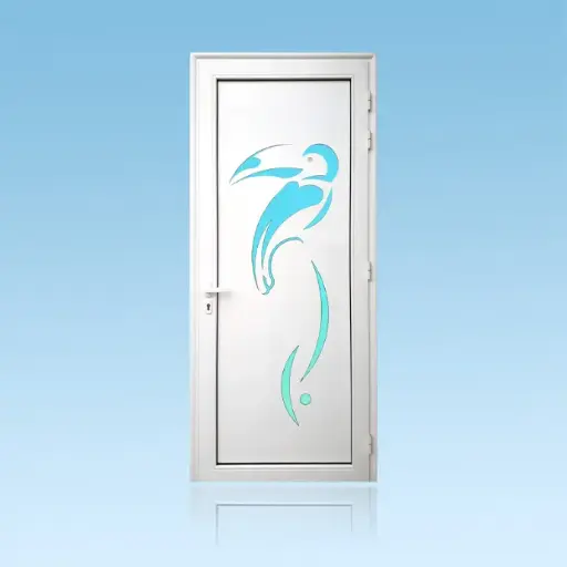 [PS11TOU] Porte décor 1 battant Toucan